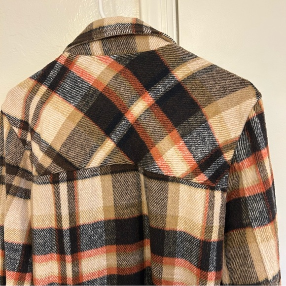 Blank NYC Plaid Flannel Jacket Women’s Medium Lumberjack Style Outerwear - Picture 8 of 10